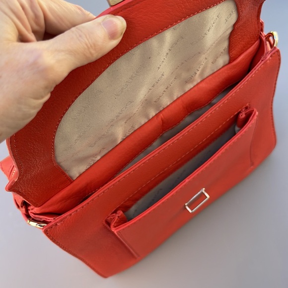 Botkier orange leather Sml Leon satchel by Botkier * EUC - Picture 13 of 13